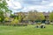 VAUXHALL, LONDON, ENGLAND- 1 May 2021: Vauxhall City Farm photographed from Vauxhall Pleasure Gardens