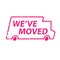 We`ve moved announcement