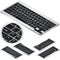 VeÑtor isometric keyboard icons in four projections. For infographics or isometric design.