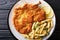 Veal alla Milanese cotoletta alla milanese with French fries c