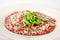 Veal carpaccio