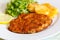 Veal Cutlet- Schnitzel - with Lettuce