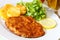 Veal Cutlet- Schnitzel - with Lettuce