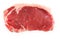 Veal sirloin steak isolated