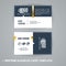 Vecrot business card template. Modern abstract luxury style for business visiting card, label, sticker, badge.