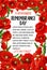 Vector 11 November Remembrance day poppy card