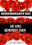 Vector 11 November Remembrance day poppy card