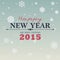 Vector 2015 Happy New Year background in Typography style