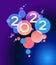Vector 2022 Happy New Year background