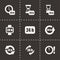 Vector 24 hours icon set