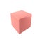 Vector 3d cube. Realistic 3d object