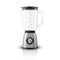 Vector 3d Realistic Electric Silver Steel Chrome Juicer Blender Appliance with Glass Container Icon Closeup Isolated on