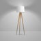 Vector 3d Realistic Render Illuminated Lamp Closeup. Floor Lamp. Template of Electric Torchere for Interior Design