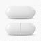 Vector 3d Realistic White Pharmaceutical Medical Pill, Capsule, Tablet Icon Set Isolated. Front View. Medical Concept