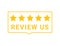 Vector 5 star feedback rate us service satisfaction. Rating five stars