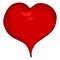 Vector Abstact Love Symbol - Cartoon Heart Illustation