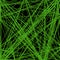 Vector abstract background of interwoven green lines, wires,