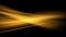 Vector abstract background with yellow-orange and gold waves on a black background. Magic flame, warm air flows for