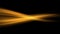 Vector abstract background with yellow-orange and gold waves on a black background. Magic flame, warm air flows for