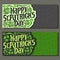 Vector abstract Banner for St Patrick`s