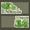 Vector abstract Banners for St. Patrick`s Day