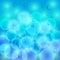 Vector abstract blue background with bokeh effect