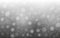 Vector Abstract Blurred Bokeh, Sparkles and Bubbles in Grey Gradient Background