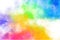 Vector abstract colorful background with colorful clouds, smoke, multicolor dust, paint. Multicolored concept