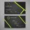 Vector abstract creative business cards