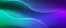 Vector Abstract Curves in Dark Purple, Blue and Green Gradient Background Banner