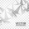 Vector Abstract geometric shape from gray.