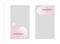 Vector abstract giveaways post template set. Pink color romantic style fluid shapes. Giveaway and winner frame. Design for social