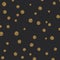 Vector abstract gold spot glitter textured circles background