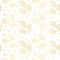 Vector abstract golden floral drop pattern.