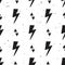 Vector abstract hipster grunge pattern with lightning bolts
