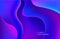 Vector abstract purple neon background. Dynamic 3d fluid shapes modern concept. Minimal wavy poster. use for banner, web