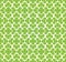 Vector abstract seamless green trefoil pattern