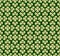 Vector abstract seamless green trefoil pattern