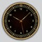 Vector abstract simple round clock