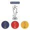 Vector Academy Awards icon.