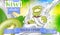 Vector ads 3d promotion banner, Realistic kiwi fruit splashing w