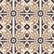 Vector African tribal floral pattern