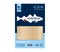 Vector alaska pollock packaging design