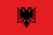 Vector Albania flag, Albania flag illustration, Albania flag picture, Albania flag image