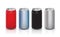 Vector aluminum drink cans