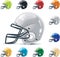 Vector American football / gridiron icon set. Part