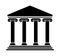 Vector ancient greek architecture with columns