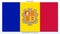 Vector Andorra flag, Andorra flag illustration