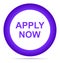 Vector apply now purple icon round web button