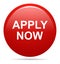 Vector apply now red icon round web button